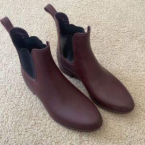 J Crew Chelsea rain boots